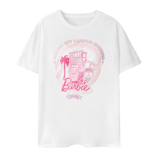 Barbie Dam/Kvinnor Malibu Off Campus Housing Kortärmad T-shirt White 3XL