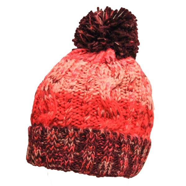 Beechfield Dam/Dam Corkscrew Pom Pom Mössa One Size Cher Cherry Sherbet One Size
