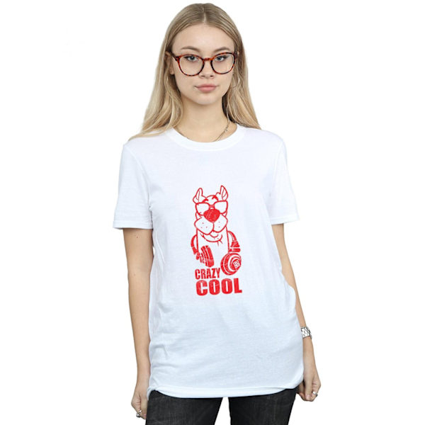 Scooby Doo Dam/Damer Crazy Cool Bomull Boyfriend T-Shirt L White L