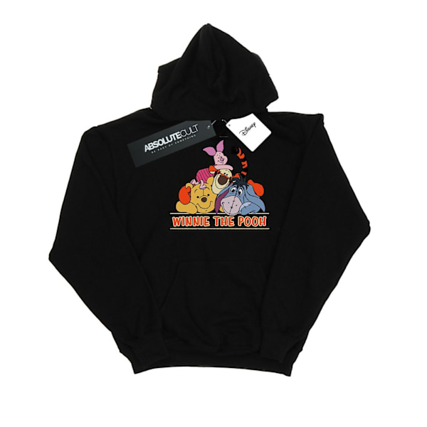 Disney Dam/Kvinnor Winnie The Pooh Grupp Hoodie L Svart Black L