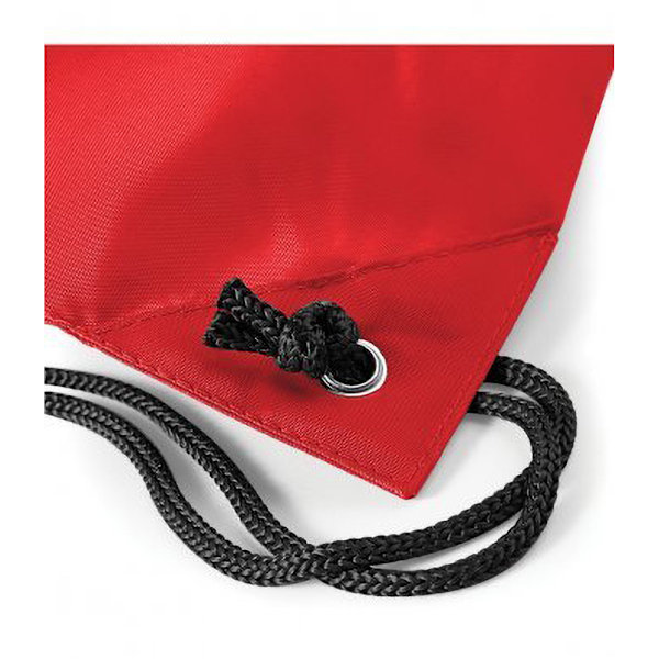 BagBase Budget Vattentålig Sport Gymsac Dragsnöre Väska (11 Red One Size