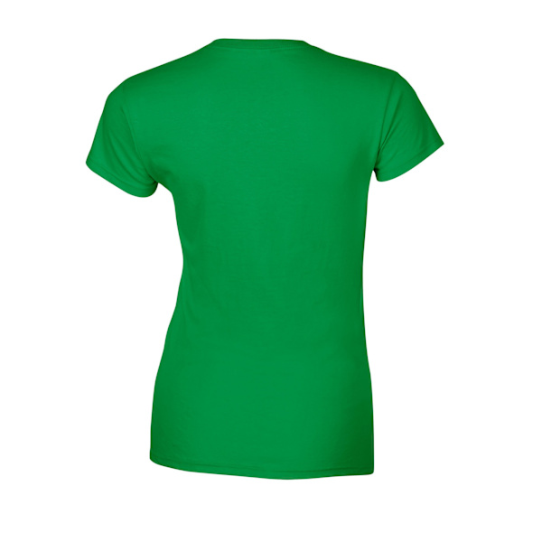 Gildan Dam/Dam Softstyle Ringspun Bomull T-shirt M Irländsk Irish Green M