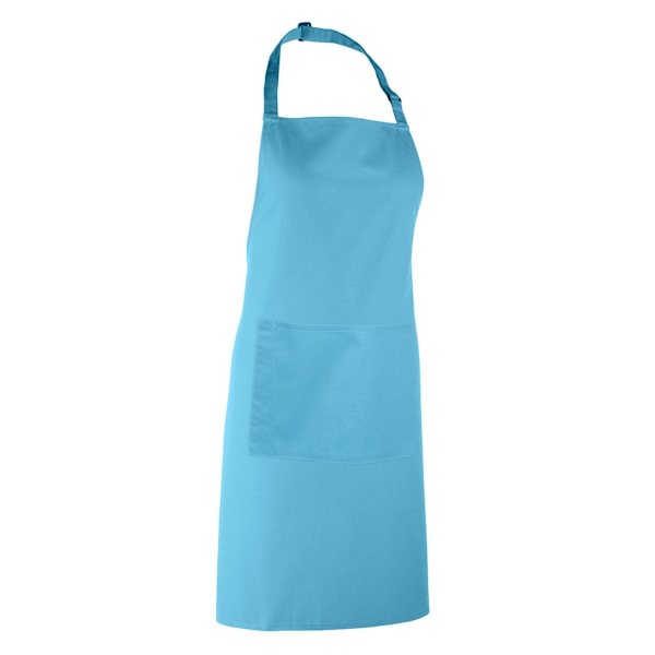 Premier Dam/Kvinnors Färger Bip Förkläde Med Ficka / Arbetskläder Turquoise One Size