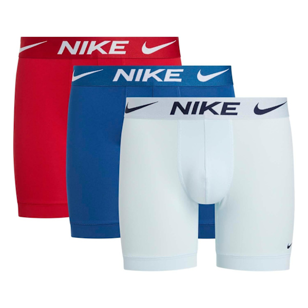 Nike Essential Micro Dri-FIT Boxerkalsonger för män (3-pack) XL W White/Blue/Red XL