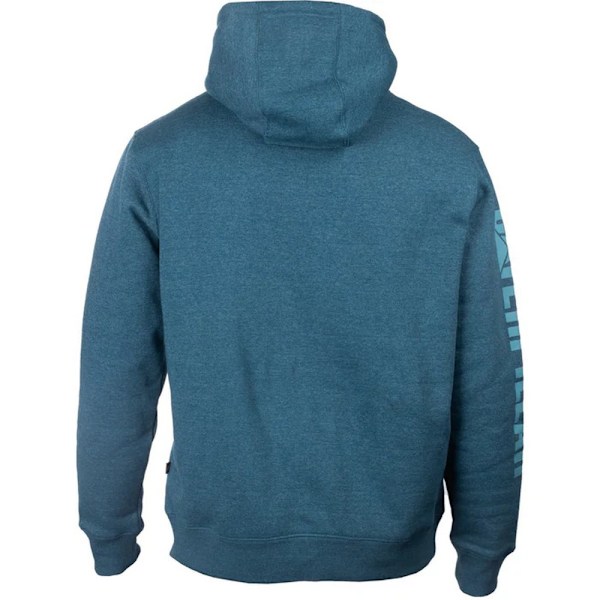 Caterpillar Trademark Banner Hoodie S Mallard Blue för män Mallard Blue S