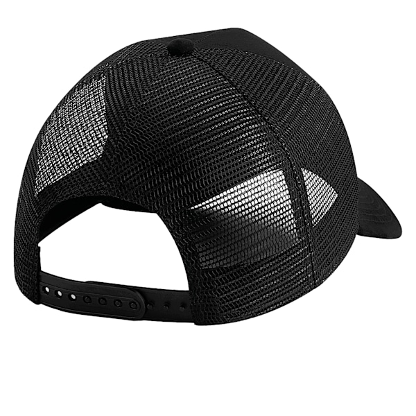 Beechfield Unisex Adult Faux Suede Snapback Trucker Cap One Size Black One Size