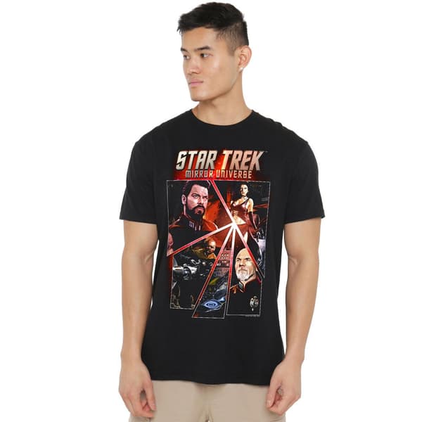 Star Trek Herr T-shirt Paneler S Svart Black S