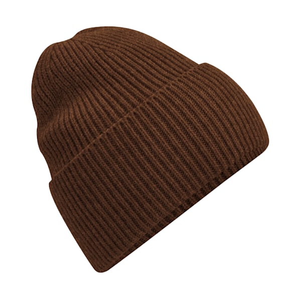 Beechfield Unisex Vuxen Cuffed Oversized Beanie One Size Valnöt Walnut One Size