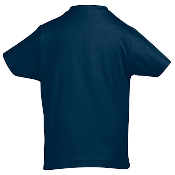 SOLS Barn Unisex Imperial Heavy Cotton Kortärmad T-shirt 6 år French Navy 6yrs