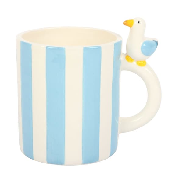 Something Different Mugg Mås 370ml En Storlek Vit/Himmelblå White/Sky Blue One Size