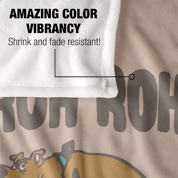 Scooby Doo Ruh Roh Filt En Storlek Flerfärgad Multicoloured One Size