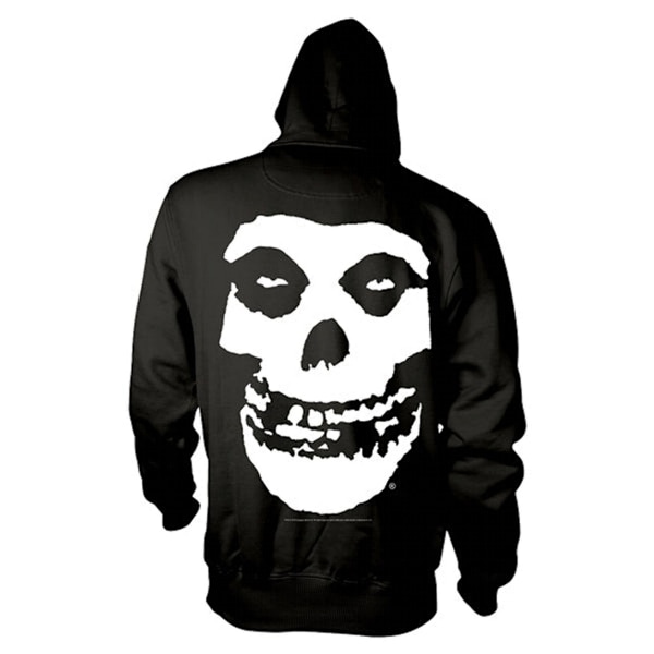 Misfits Unisex Vuxen Dödskalle Hoodie M Svart Black M