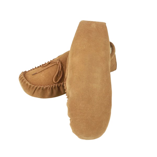 Eastern Counties Leather Unisex Adult Jesse Suede Moccasins 11 Chestnut 11 UK