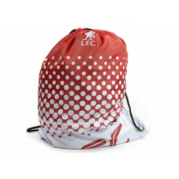 Liverpool FC Official Football Fade Design Gym Bag One Size Röd Red/White One Size
