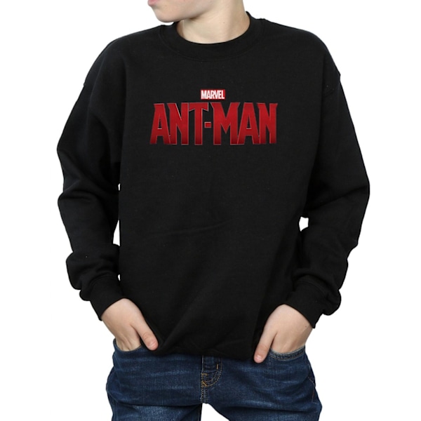 Marvel Boys Ant-Man Movie Logo Sweatshirt 7-8 år Svart Black 7-8 Years