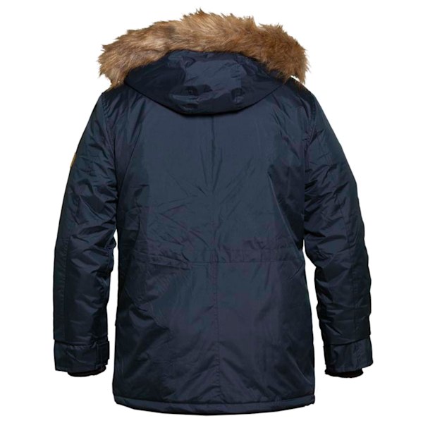 Duke Herr Parka D555 Lovett Kingsize 4XL Marinblå Navy 4XL