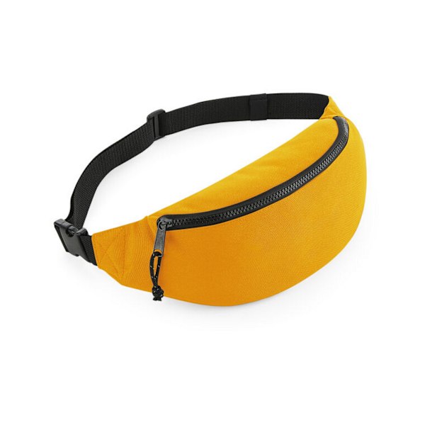 Bagbase Vuxen Unisex Återvunnen Midjeväska En Storlek Senap Mustard One Size