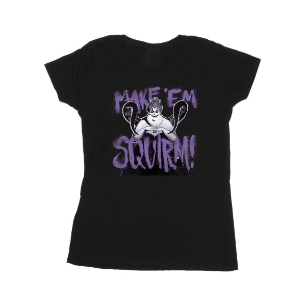Disney Skurkar för kvinnor/damer Ursula Lila T-shirt i bomull XXL Black XXL