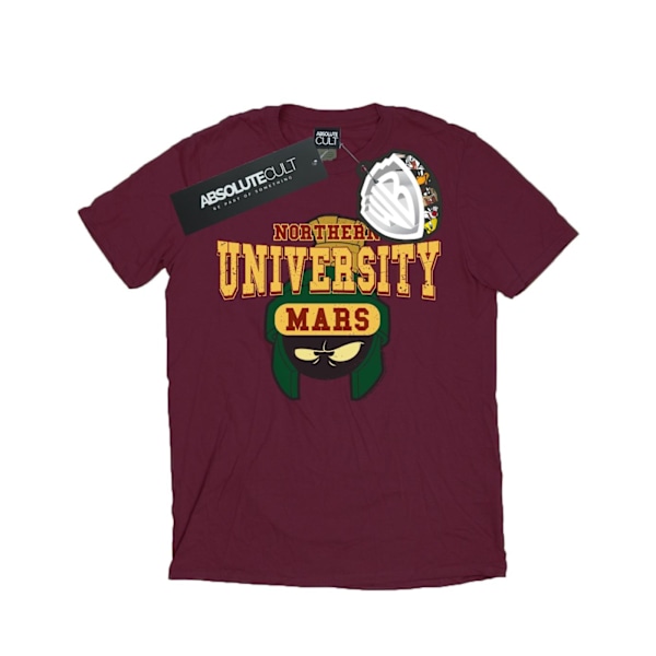 Looney Tunes Girls Northern University Of Mars Bomull T-Shirt 9 Burgundy 9-11 Years