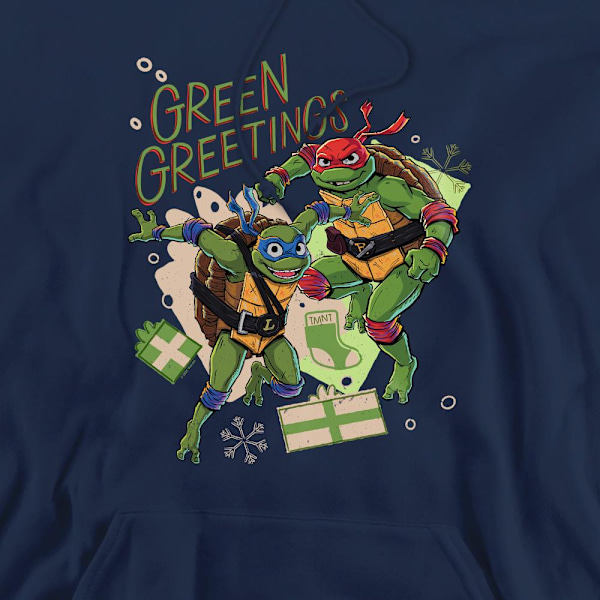Teenage Mutant Ninja Turtles: Mutant Mayhem Julhälsning för Män Navy XXL