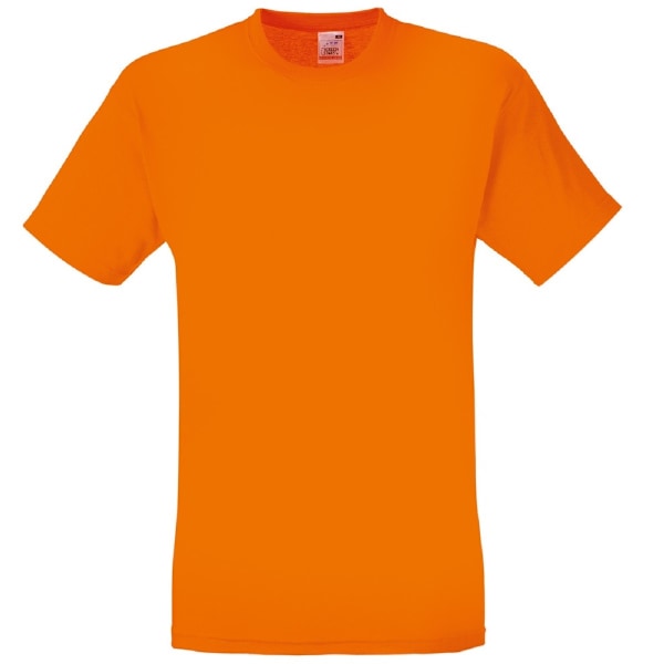 Fruit Of The Loom Original T-shirt för män, M, orange Orange M