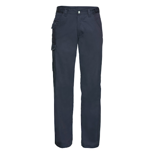 Russell Workwear Herr Polycotton Twill Byxa / Byxor (Regular French Navy 42W x Regular