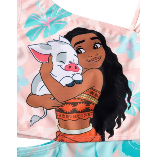 Moana Flickvänner Bästisar Baddräkt 3-4 År Flerfärgad Multicoloured 3-4 Years