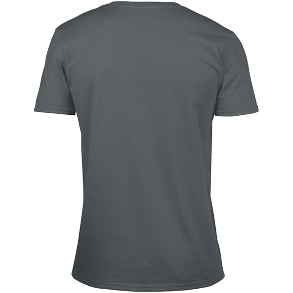 Gildan Soft Style V-halsad kortärmad T-shirt S Charcoal Charcoal S