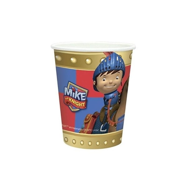 Mike The Knight Party Cup (paket med 8) One Size Flerfärgad Multicoloured One Size