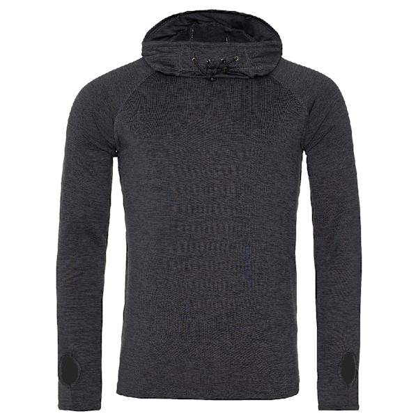 AWDis Just Cool Dam/Dam Girlie Cowl Neck Baselayer Top L Black Slate Melange L