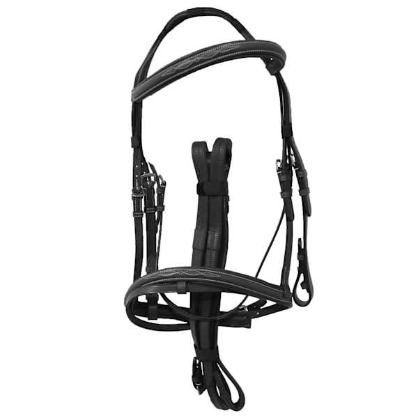 Avignon Padded Läder Hästgrimma Cob Svart Black Cob