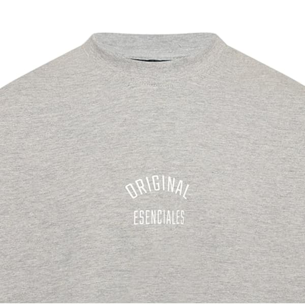 Luke Herr T-shirt i originalbomull L Gråmelerad Grey Marl L