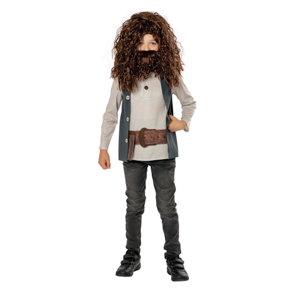 Harry Potter Pojkar Hagrid Kostym 5-6 År Grå/Brun Grey/Brown 5-6 Years