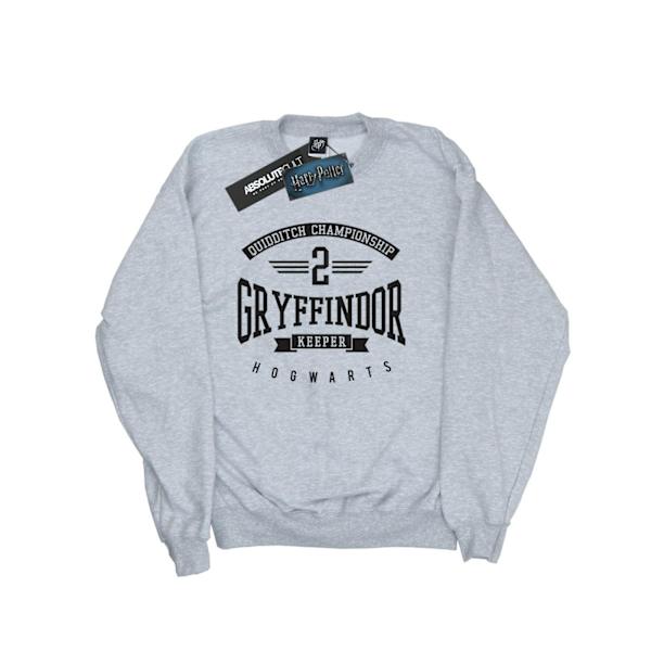 Harry Potter Pojkar Gryffindor Keeper Sweatshirt 12-13 År Spor Sports Grey 12-13 Years