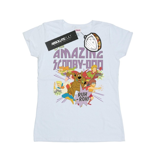 Scooby Doo Dam/Damer The Amazing Scooby Bomull T-shirt L Wh White L