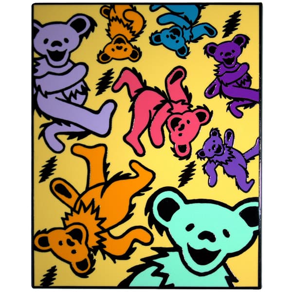 Grateful Dead Dansande Björnar & Blixtar Kylskåpsmagnet (Fp Multicoloured One Size