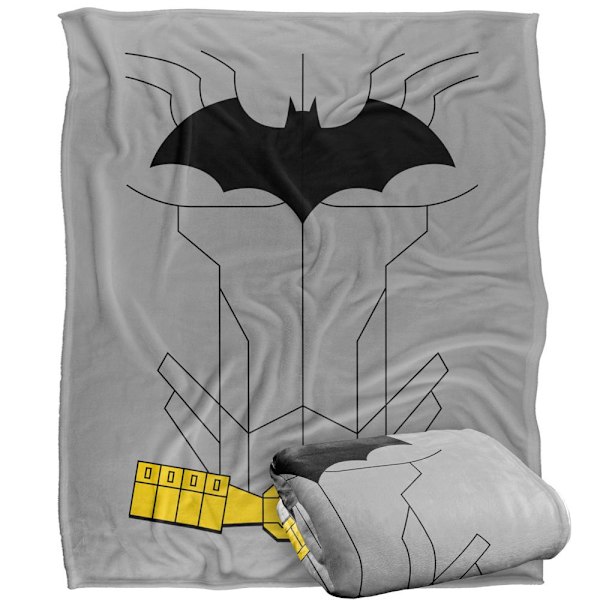 Batman Batsuit Filt En Storlek Flerfärgad Multicoloured One Size