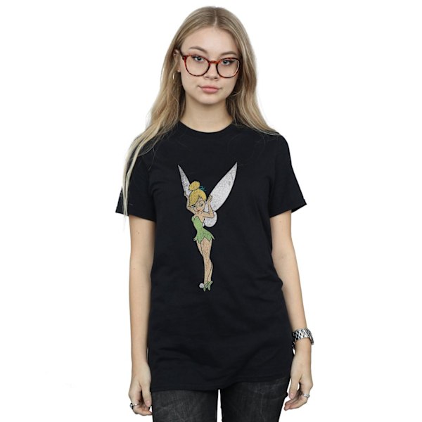 Tinkerbell Dam/Damer Bomull Boyfriend T-Shirt XL Svart Black XL