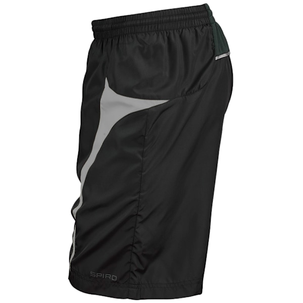 Spiro Herr Micro-Team Sports Shorts XS Svart/Grå Black/Grey XS