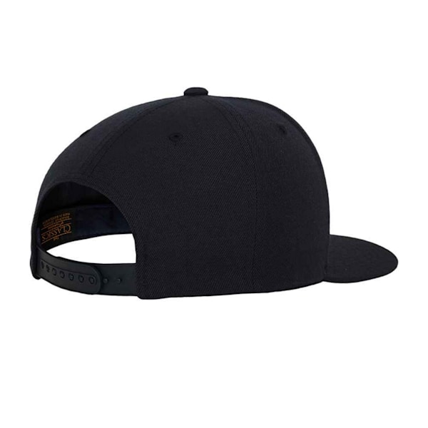 Flexfit Classic Snapback Cap för män, One Size, Mörkblå Dark Navy One Size