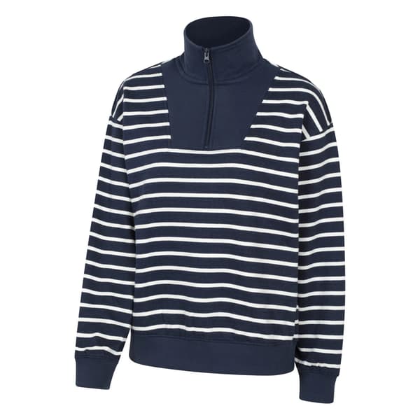 Mountain Warehouse Dam/Kvinnor Naiper Drop Shoulder Sweatshirt Navy 6 UK