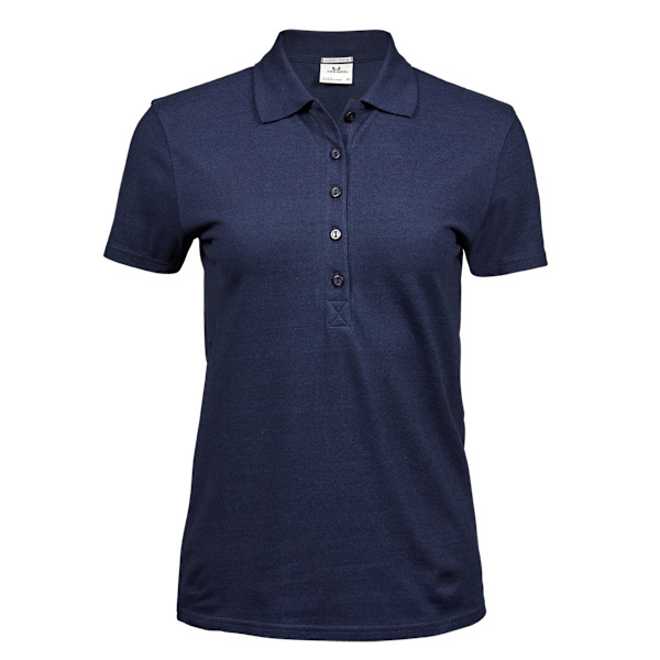 Tee Jays Dam/Dam Luxury Stretch Kortärmad Polotröja 3 Denim 3XL