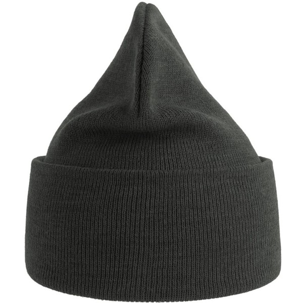 Atlantis Unisex Vuxen Ren Beanie i 100 % Återvunnet Material En Storlek Mörkgrå Dark Grey Melange One Size
