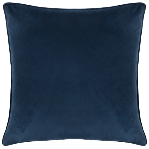 Wylder Harlington Botany Piped Velvet Blommig Kuddfodral 50cm Petrol 50cm x 50cm