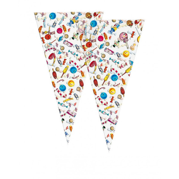 Verbetena Sweet Cone Party Bags (10-pack) En Storlek Flerfärgad Multicoloured One Size