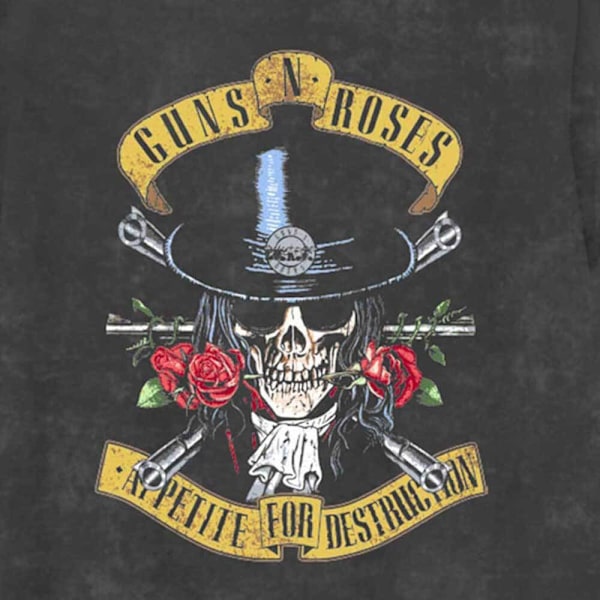 Guns N Roses Barn/Barn Appetite For Destruction T-Shirt 3- Black 3-4 Years