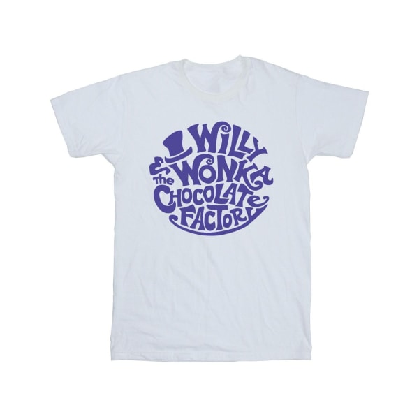 Willy Wonka & The Chocolate Factory Herr T-shirt med tryckt logotyp 3XL White 3XL