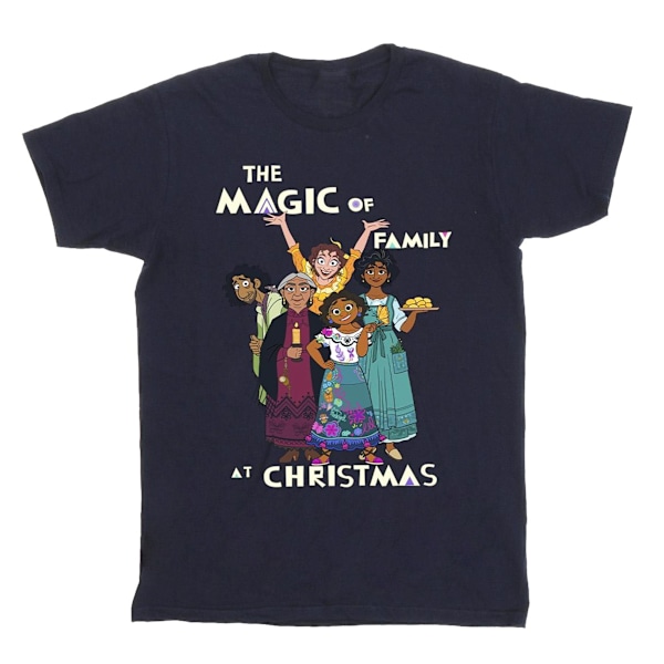 Disney Girls Encanto Magic Of Family Bomull T-shirt 5-6 år N Navy Blue 5-6 Years