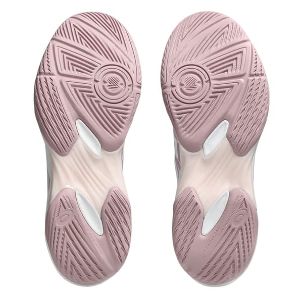 Asics Dam Rocket 12 Netball 8 UK Vit/Rosa White/Pink 8 UK