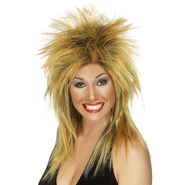 Smiffys Dam/Kvinnor Rock Diva Peruk One Size Ingefära Ginger One Size
